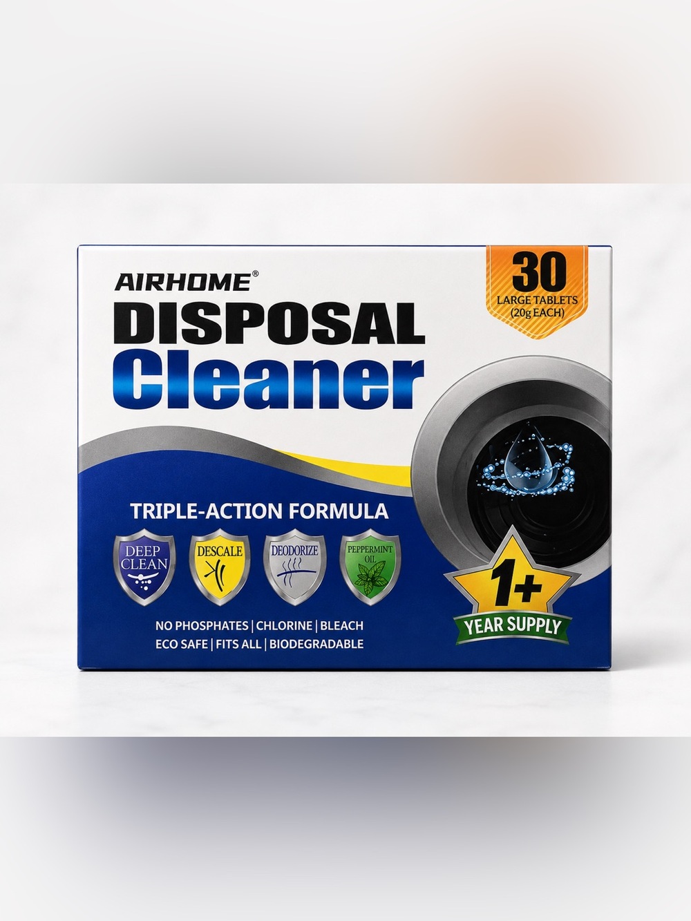 1 year supply Disposal Cleaner